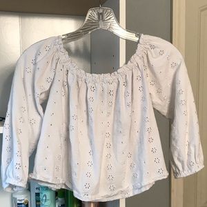 off the shoulder crop